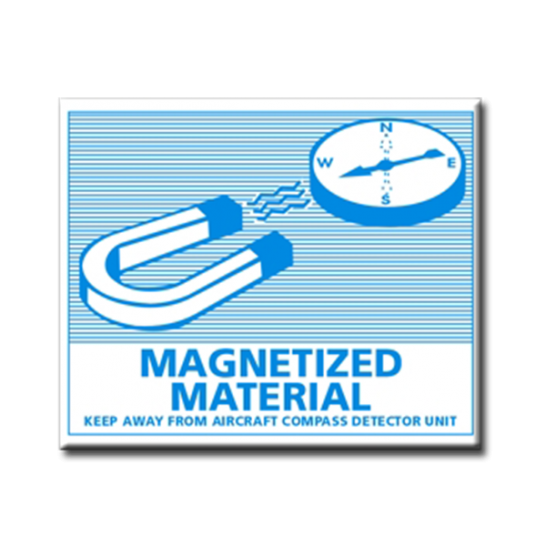 Etikette Magnetized Material