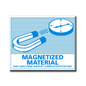 Etikette Magnetized Material