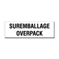 Etikette Gefahrhinweis Umverpackung/ Overpack